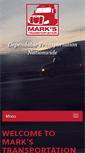 Mobile Screenshot of markstransportation.com